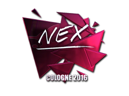 Наклейка | nex (металлическая) | Кёльн 2016