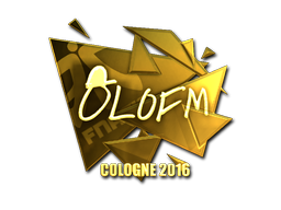 Sticker | olofmeister (Gold) | Cologne 2016
