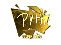 Sticker | pyth (Gold) | Cologne 2016