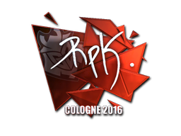 Наклейка | RpK (металлическая) | Кёльн 2016