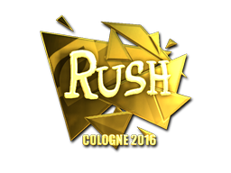 印花 | RUSH（金色）| 2016年科隆锦标赛