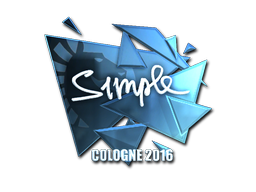 印花 | s1mple（闪亮）| 2016年科隆锦标赛