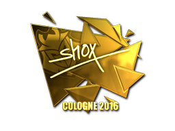 印花 | shox（金色）| 2016年科隆锦标赛