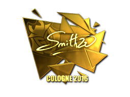 Наклейка | SmithZz (золотая) | Кёльн 2016