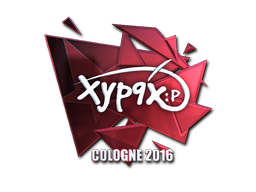 Наклейка | Xyp9x (металлическая) | Кёльн 2016