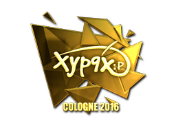 印花 | Xyp9x（金色）| 2016年科隆锦标赛