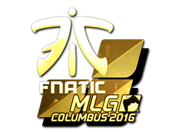 Наклейка | Fnatic (золотая) | MLG Columbus 2016