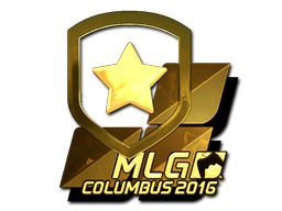 Наклейка | Gambit Gaming (золотая) | Колумбус 2016
