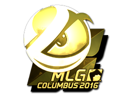 Наклейка | Luminosity Gaming (золотая) | MLG Columbus 2016