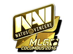 Наклейка | Natus Vincere (золотая) | Колумбус 2016