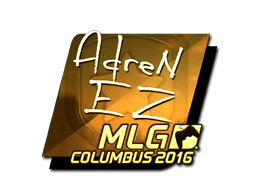 Наклейка | AdreN (золотая)  | MLG Columbus 2016
