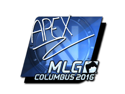 Наклейка | apEX (металлическая) | Колумбус 2016