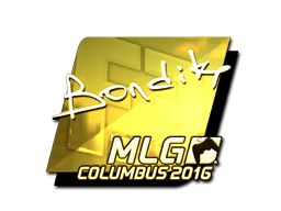 Наклейка | bondik (золотая) | Колумбус 2016