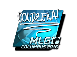 Наклейка | coldzera (металлическая) | Колумбус 2016