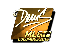 印花 | denis（金色）| 2016年 MLG 哥伦布锦标赛