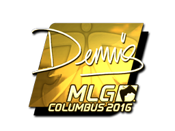 印花 | dennis（金色）| 2016年 MLG 哥伦布锦标赛