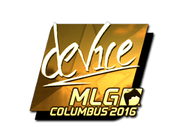 印花 | device（金色）| 2016年 MLG 哥伦布锦标赛