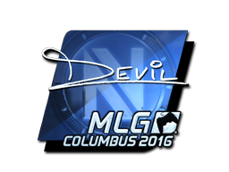 印花 | DEVIL（闪亮）| 2016年 MLG 哥伦布锦标赛