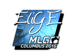 Наклейка | EliGE (металлическая) | Колумбус 2016