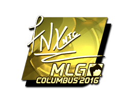 Sticker | fnx (Gold) | MLG Columbus 2016