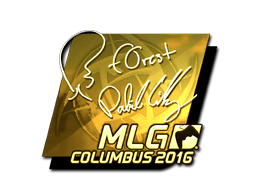 印花 | f0rest（金色）| 2016年 MLG 哥伦布锦标赛