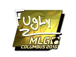 Наклейка | FugLy (золотая) | Колумбус 2016