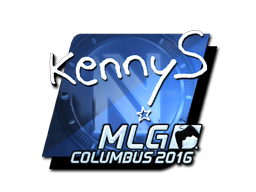 Наклейка | kennyS (металлическая) | Колумбус 2016