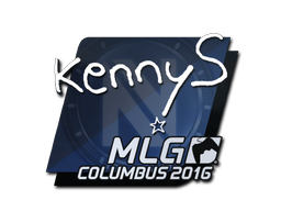 Наклейка | kennyS | Колумбус 2016