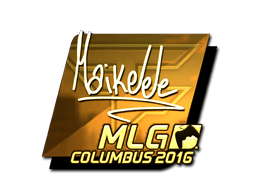 Наклейка | Maikelele (золотая) | Колумбус 2016