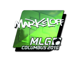 Наклейка | markeloff (металлическая) | Колумбус 2016