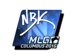 印花 | NBK-（闪亮）| 2016年 MLG 哥伦布锦标赛
