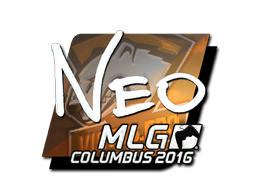 Наклейка | NEO (металлическая) | Колумбус 2016