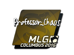 Наклейка | Professor_Chaos | Колумбус 2016