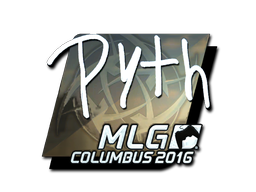 Наклейка | pyth (металлическая) | Колумбус 2016