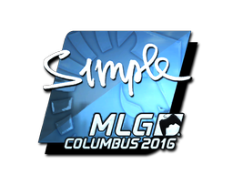 印花 | s1mple（闪亮）| 2016年 MLG 哥伦布锦标赛