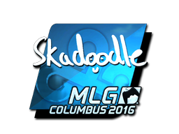 Наклейка | Skadoodle (металлическая) | Колумбус 2016