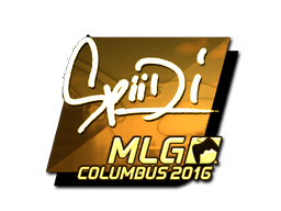 印花 | Spiidi（金色）| 2016年 MLG 哥伦布锦标赛