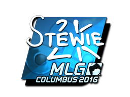 Наклейка | Stewie2K (металлическая) | Колумбус 2016