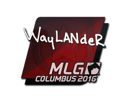 Наклейка | wayLander | Колумбус 2016