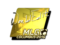 印花 | WorldEdit（金色）| 2016年 MLG 哥伦布锦标赛
