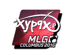 Наклейка | Xyp9x (металлическая) | Колумбус 2016