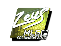 印花 | Zeus（闪亮）| 2016年 MLG 哥伦布锦标赛