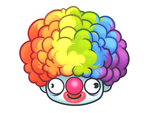 Sticker | Clown Wig