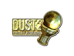 Наклейка | Футбольная ассоциация Dust (металлическая)
