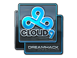 Наклейка | Cloud9 (металлическая) | DreamHack 2014