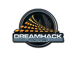 Наклейка | DreamHack Winter 2014 (металлическая)