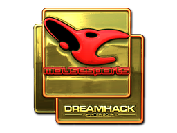 Наклейка | mousesports (золотая) | DreamHack 2014