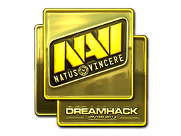 Наклейка | Natus Vincere (золотая) | DreamHack 2014