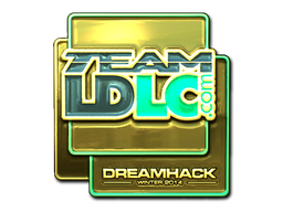 Наклейка | Team LDLC.com (золотая) | DreamHack 2014