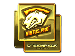 Наклейка | Virtus.Pro (золотая) | DreamHack 2014